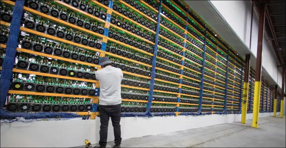 A powerful mining rig setup for Bitcoin mining
